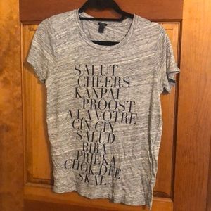 J.crew tee (SALUT!)